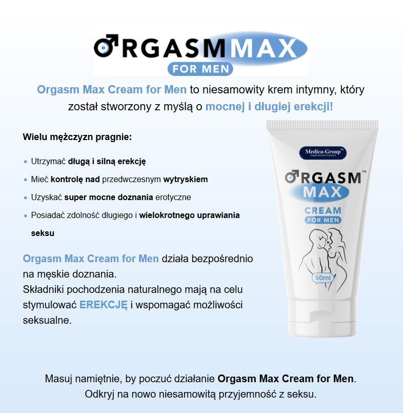 Krem intymny Orgasm Max for Men - nawilżający, 50 ml — zdjęcie 2