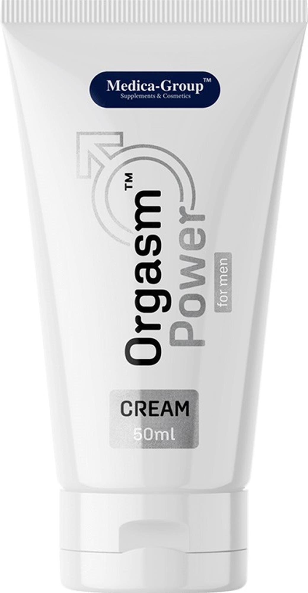 Krem intymny Orgasm Power for Men - kofeina i aloes, 50 ml — zdjęcie 1