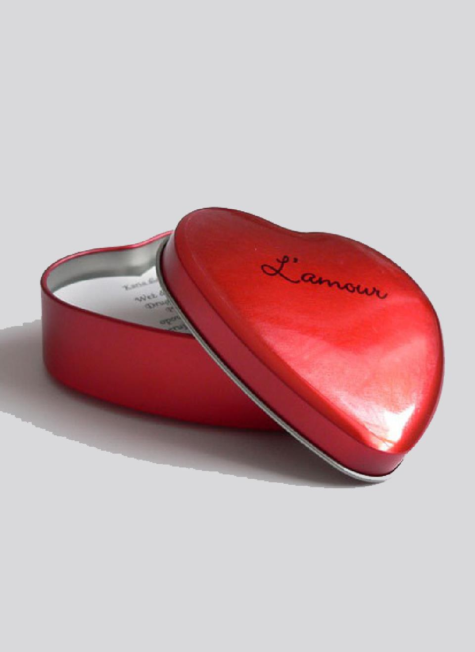 Gra erotyczna L'amour – 54 karty w metalowym pudełku — zdjęcie 1