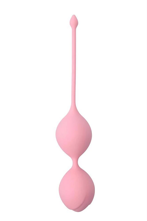 Kulki gejszy Pleasure Balls 36 mm – silikonowe, różowe — zdjęcie 2