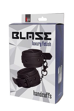 Kajdanki Blaze Handcuff Black - regulowane neopren — zdjęcie 5