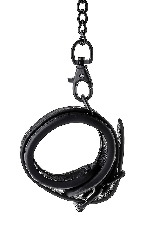 Kajdanki Blaze Handcuff Black - regulowane neopren — zdjęcie 2