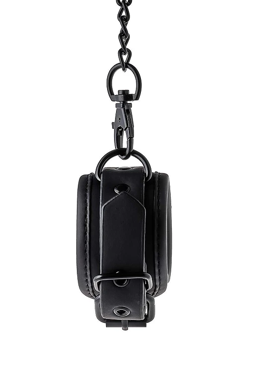 Kajdanki Blaze Handcuff Black - regulowane neopren — zdjęcie 3
