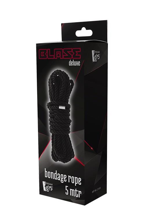 Lina do krępowania Blaze Deluxe - 5 m czarna — zdjęcie 5