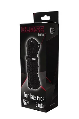 Lina do krępowania Blaze Deluxe - 5 m czarna — zdjęcie 5