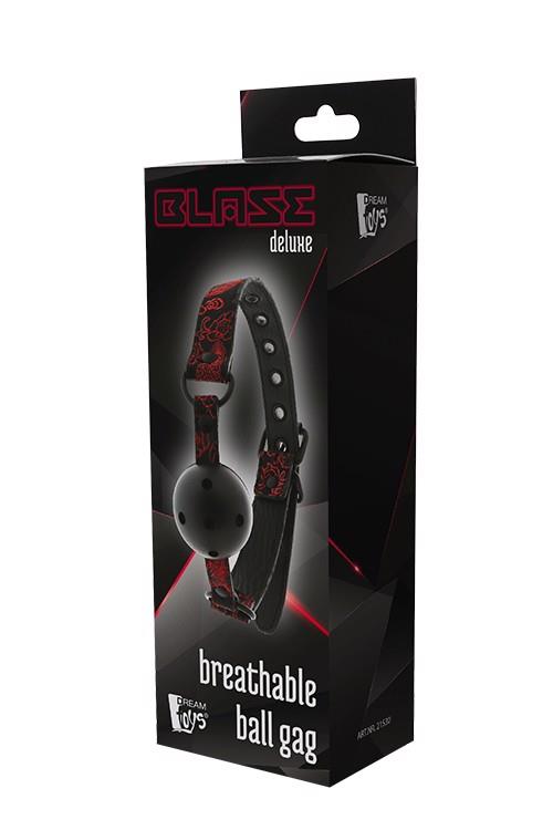 Knebel z oddychającą kulą Blaze Deluxe – regulowany pasek — zdjęcie 1