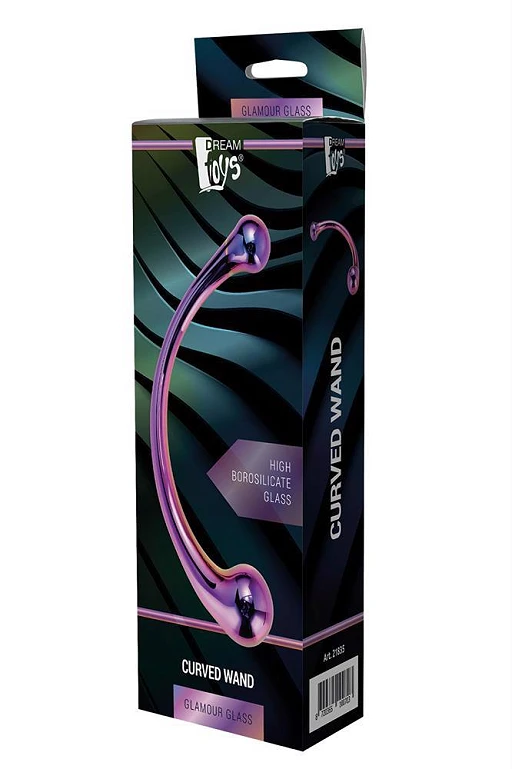 Stymulator Glamour Glass Curved - szkło