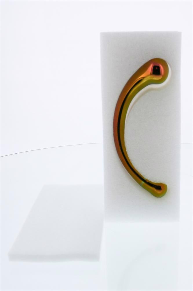 Stymulator Glamour Glass Curved – szkło, zakrzywiony, 17 cm — zdjęcie 5