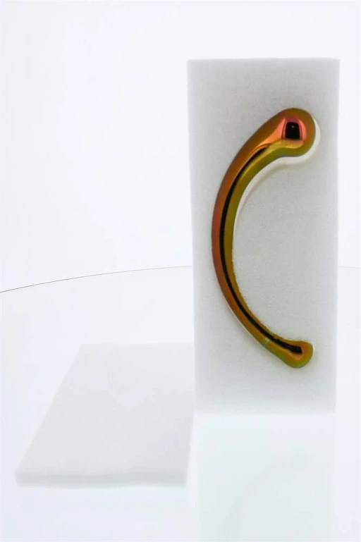 Stymulator Glamour Glass Curved – szkło, zakrzywiony, 17 cm — zdjęcie 5