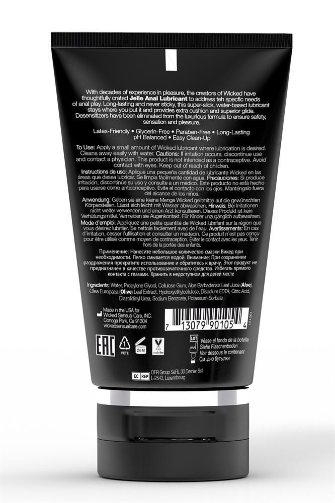 Lubrykant analny Jelle – wodny, bez gliceryny, 120 ml — zdjęcie 3