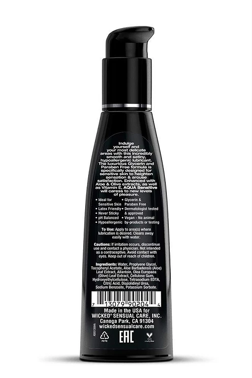 Lubrykant wodny Aqua Sensitive – do skóry wrażliwej, 120 ml — zdjęcie 3