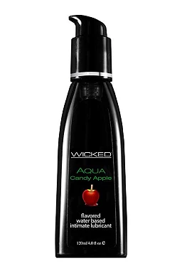 Lubrykant smakowy Aqua Candy Apple – jabłko w karmelu, 120 ml