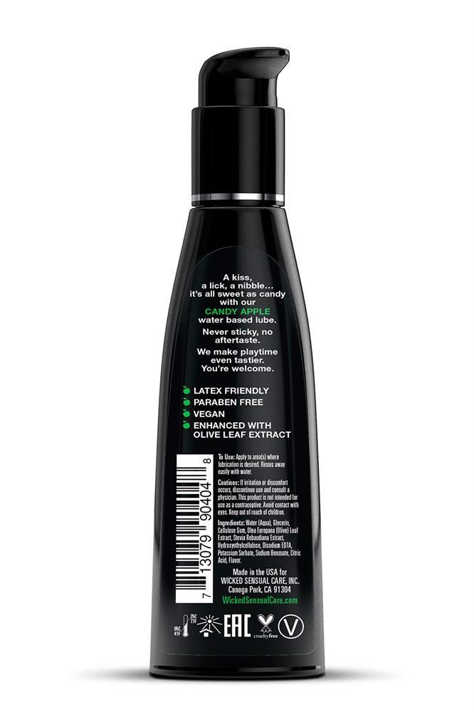 Lubrykant smakowy Aqua Candy Apple – jabłko w karmelu, 120 ml — zdjęcie 2