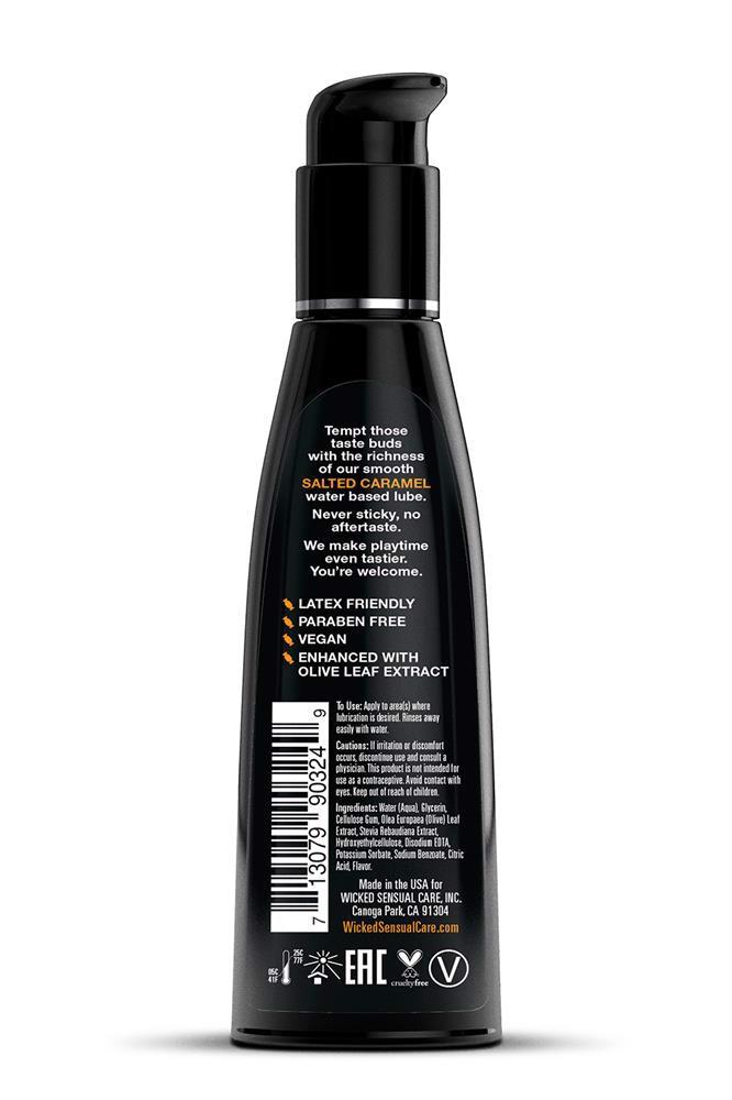 Lubrykant smakowy Aqua Salted Caramel – słony karmel, 120 ml — zdjęcie 2