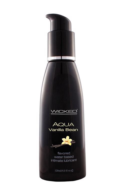 Lubrykant smakowy Aqua Vanilla Bean – wanilia, 120 ml — zdjęcie 1
