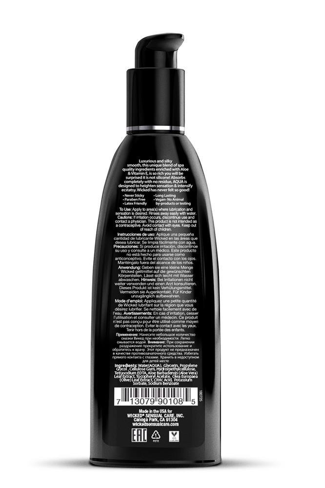 Lubrykant wodny Aqua – z aloesem i witaminą E, 250 ml — zdjęcie 4