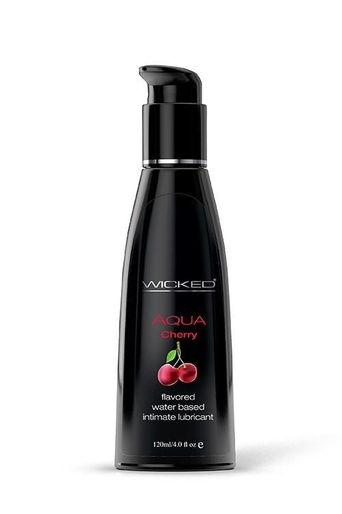 Lubrykant smakowy Aqua Cherry – wiśnia, 120 ml — zdjęcie 1