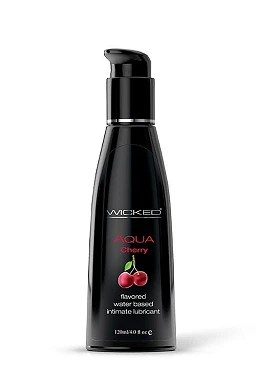 Lubrykant smakowy Aqua Cherry – wiśnia, 120 ml