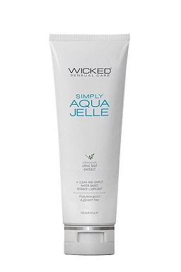 Lubrykant wodny Simply Aqua Jelle – gęsty, bez gliceryny, 120 ml