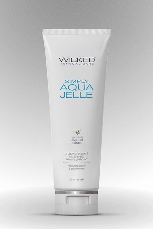 Lubrykant wodny Simply Aqua Jelle – gęsty, bez gliceryny, 120 ml — zdjęcie 2