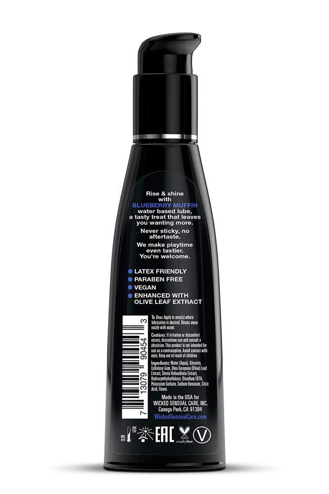Lubrykant smakowy Aqua Blueberry Muffin – jagodowa muffinka, 120 ml — zdjęcie 2
