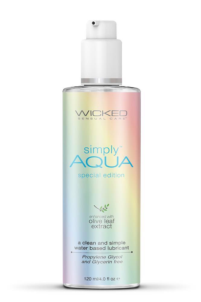 Lubrykant wodny Simply Aqua Special Edition – bez gliceryny, 120 ml — zdjęcie 1