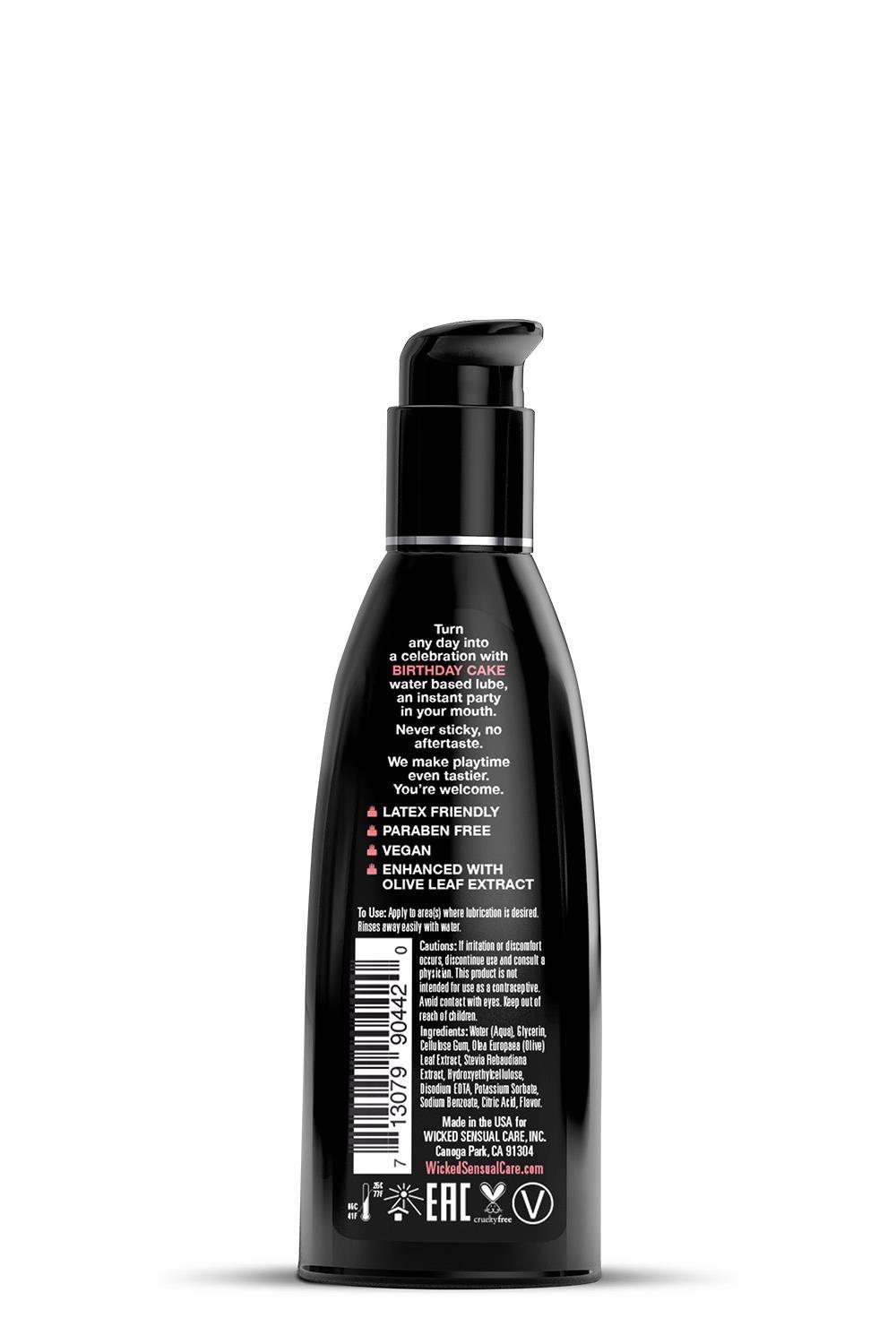 Lubrykant smakowy Birthday Cake – tort urodzinowy, 60 ml — zdjęcie 2