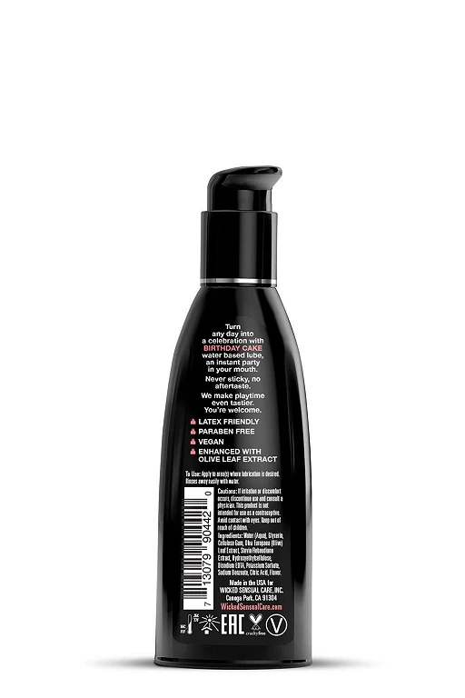 Lubrykant smakowy Birthday Cake – tort urodzinowy, 60 ml — zdjęcie 2