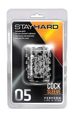 Nakładka Stay Hard 05 - TPE, teksturowana