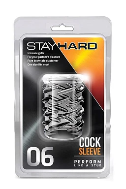 Nakładka Stay Hard 06 - TPE, przezroczysta