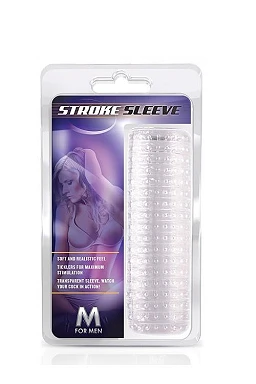 Nakładka M FOR MEN Stroke Sleeve - TPE przezroczysta