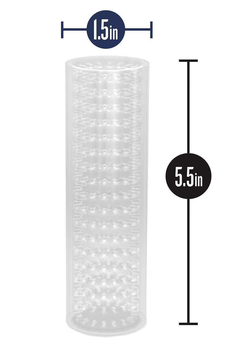 Nakładka M FOR MEN Stroke Sleeve - TPE przezroczysta — zdjęcie 5