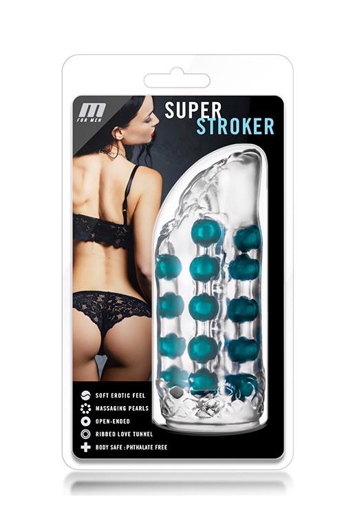 Sztuczna pochwa Superstroker Clear - realistyczna i rozciągliwa — zdjęcie 4