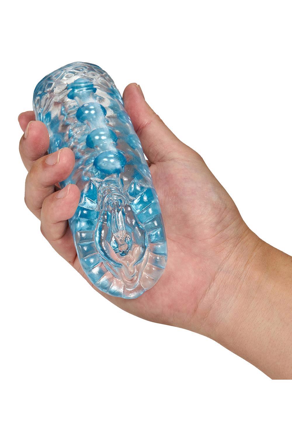 Sztuczna pochwa Superstroker Clear - realistyczna i rozciągliwa — zdjęcie 3