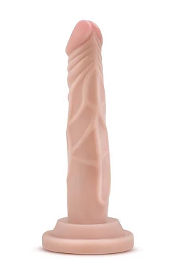 Dildo Dr. Skin 5 Inch Mini Cock – żyłkowane, z przyssawką — zdjęcie 4