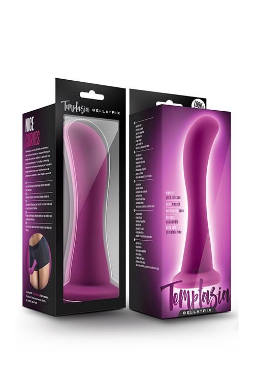 Dildo Temptasia Bellatrix – zakrzywione, z przyssawką — zdjęcie 1
