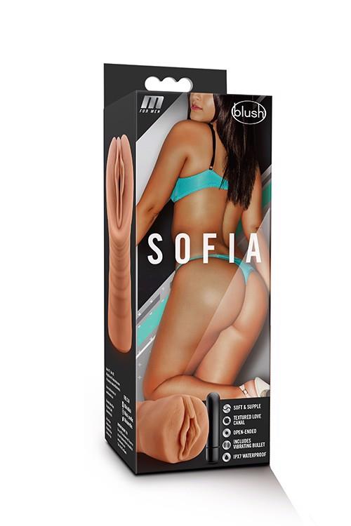Stroker Sofia Mocha – otwarty, z kulką wibrującą — zdjęcie 5