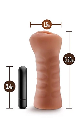 Stroker Sofia Mocha – otwarty, z kulką wibrującą — zdjęcie 3