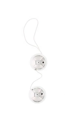 Kulki gejszy Vibratone Duo Balls – srebrne, gładkie — zdjęcie 2