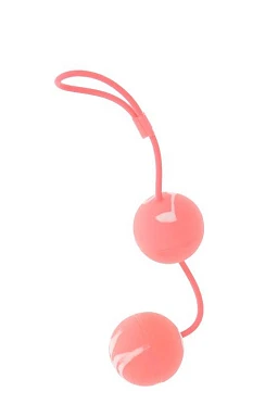 Kulki gejszy Duo Balls – różowe, bez wibracji — zdjęcie 2
