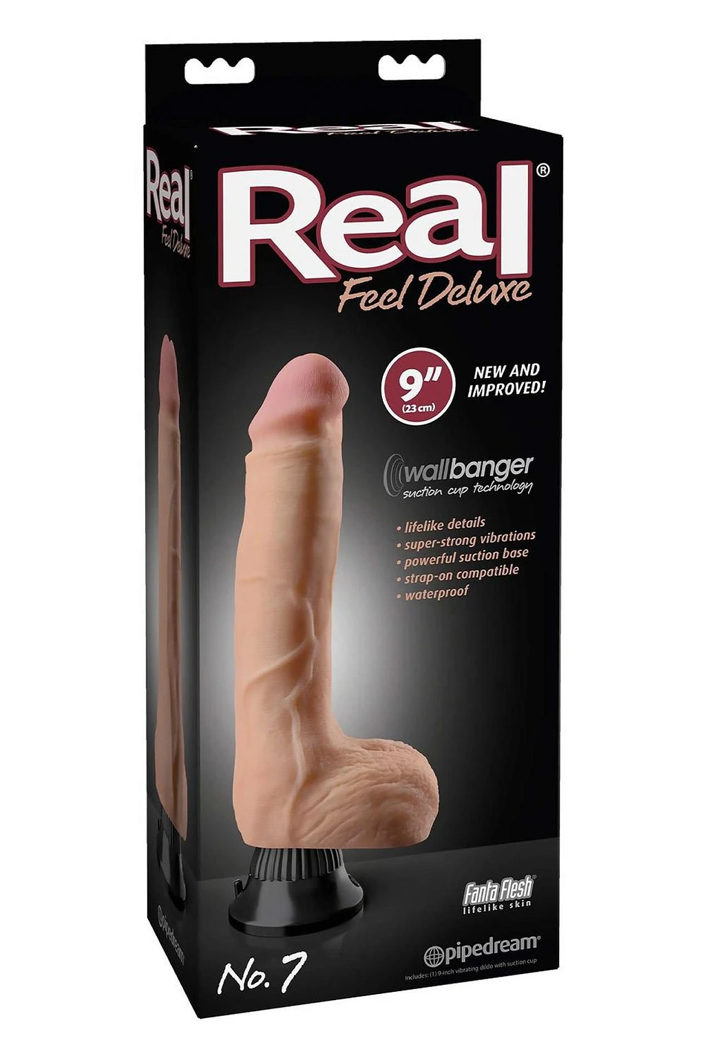 Dildo Real Feel Deluxe No. 7 – realistyczne, z przyssawką — zdjęcie 5