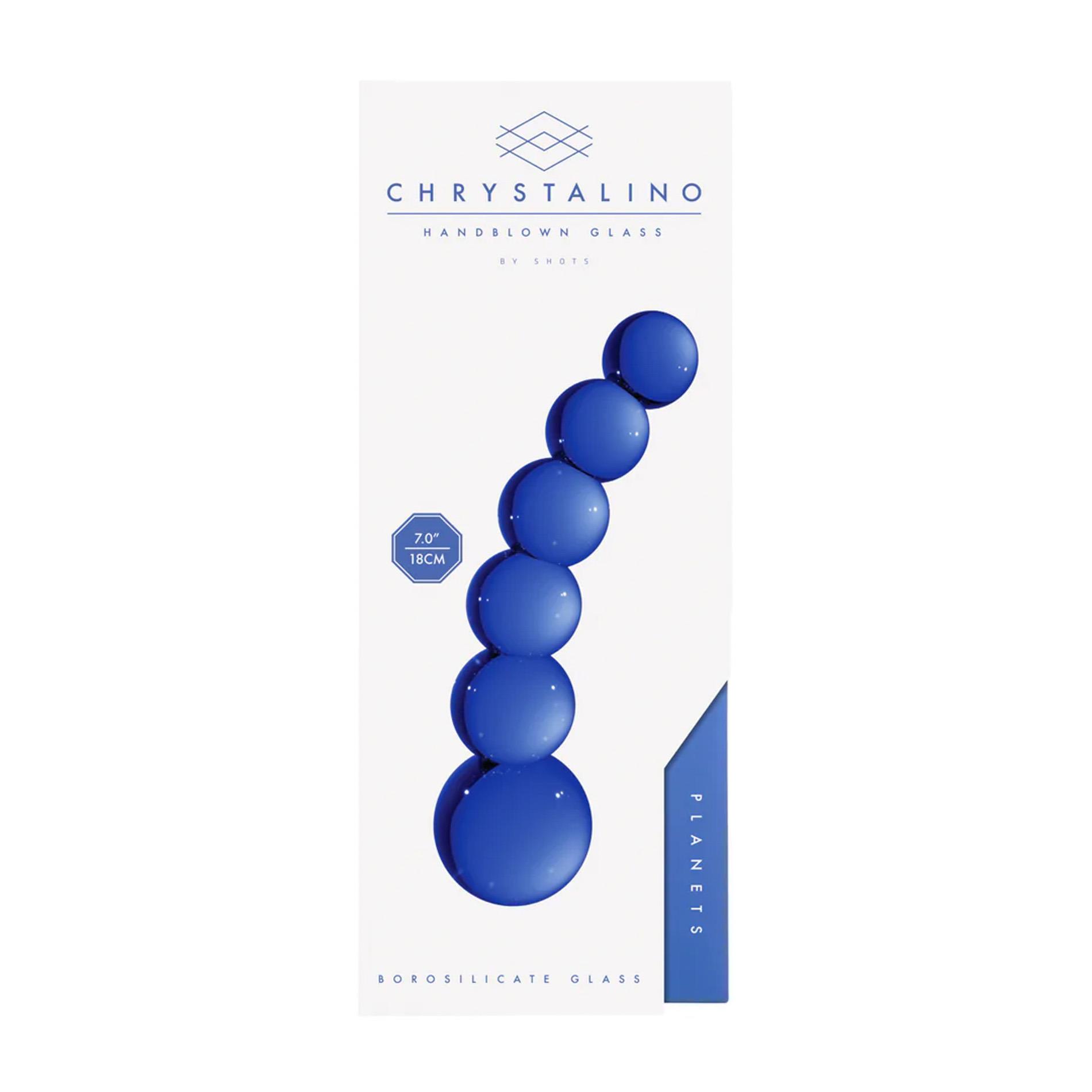 Dildo szklane Planets – borokrzemowe, 18,5 cm — zdjęcie 4