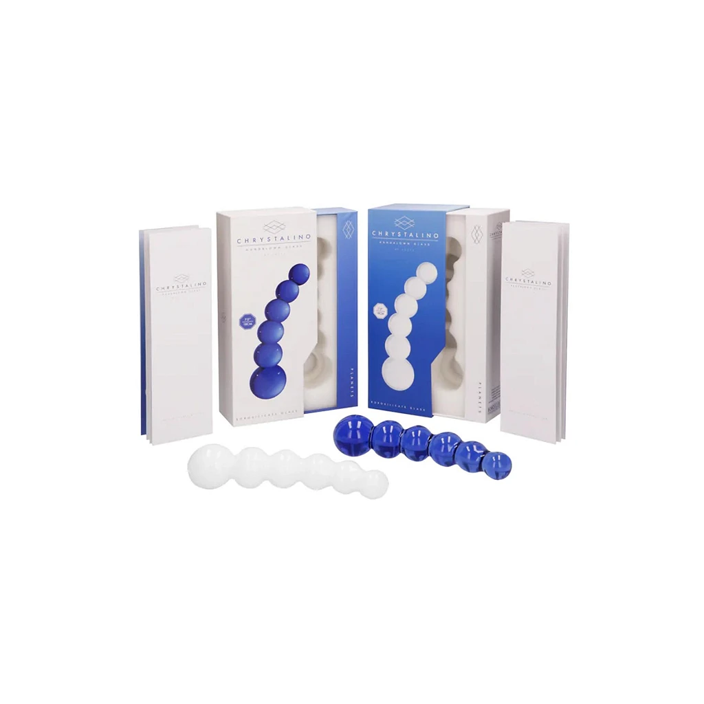Dildo szklane Planets – borokrzemowe, 18,5 cm — zdjęcie 8