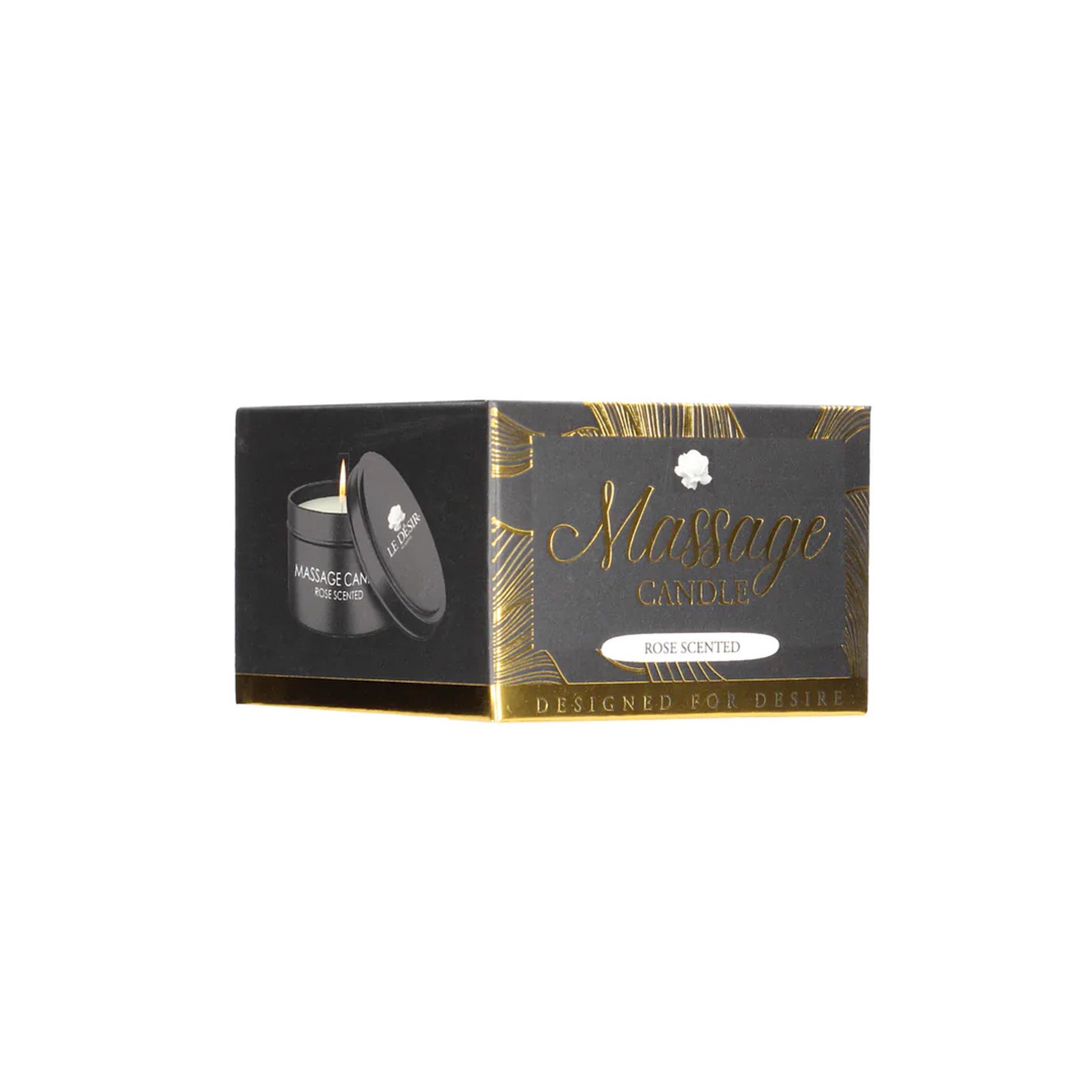 Świeca do masażu Rose Scented – różany aromat — zdjęcie 2