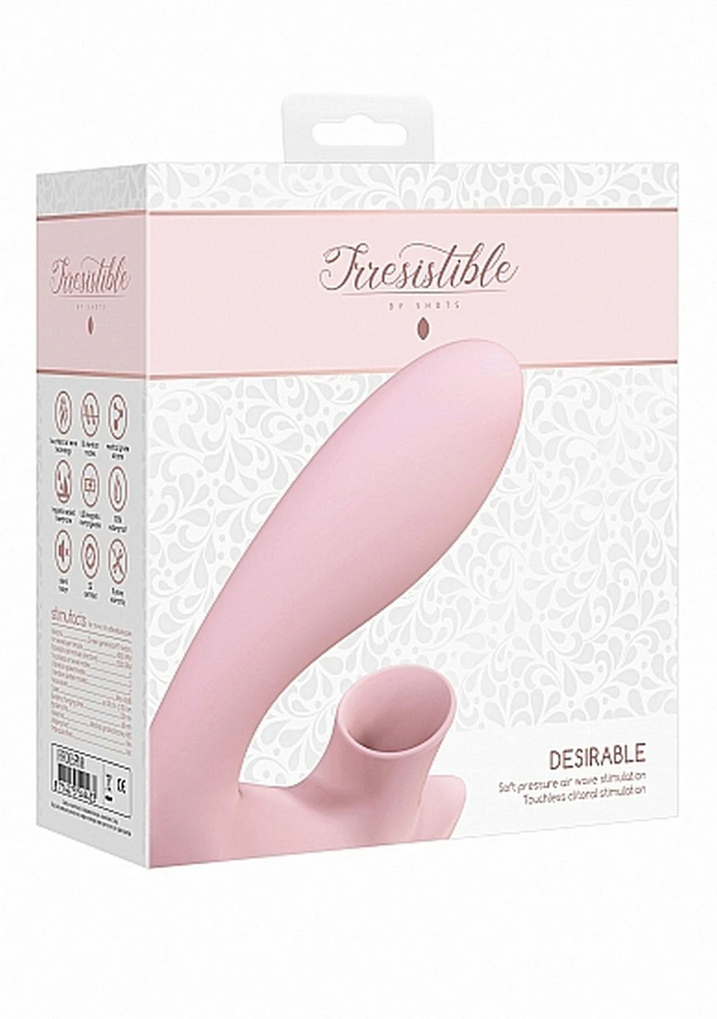 Wibrator Desirable – elastyczny, 10 trybów, silikon — zdjęcie 2