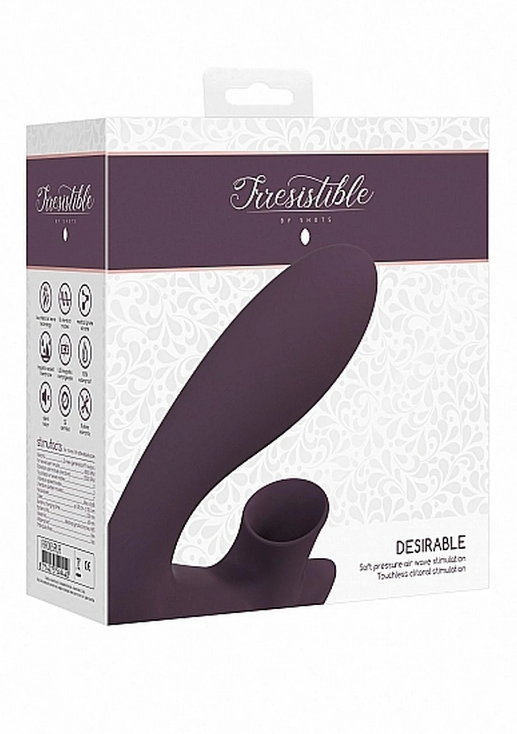 Wibrator króliczek Desirable – 10 trybów, silikon, USB — zdjęcie 2