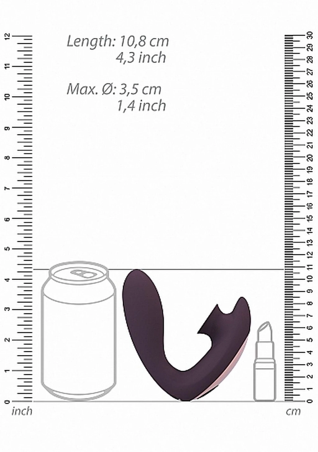 Wibrator króliczek Desirable – 10 trybów, silikon, USB — zdjęcie 3