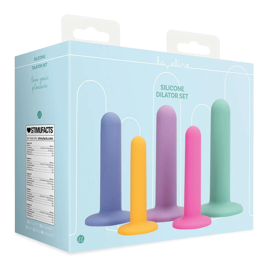 Zestaw dylatatorów Multicolor - silikonowy, 5 szt. — zdjęcie 2