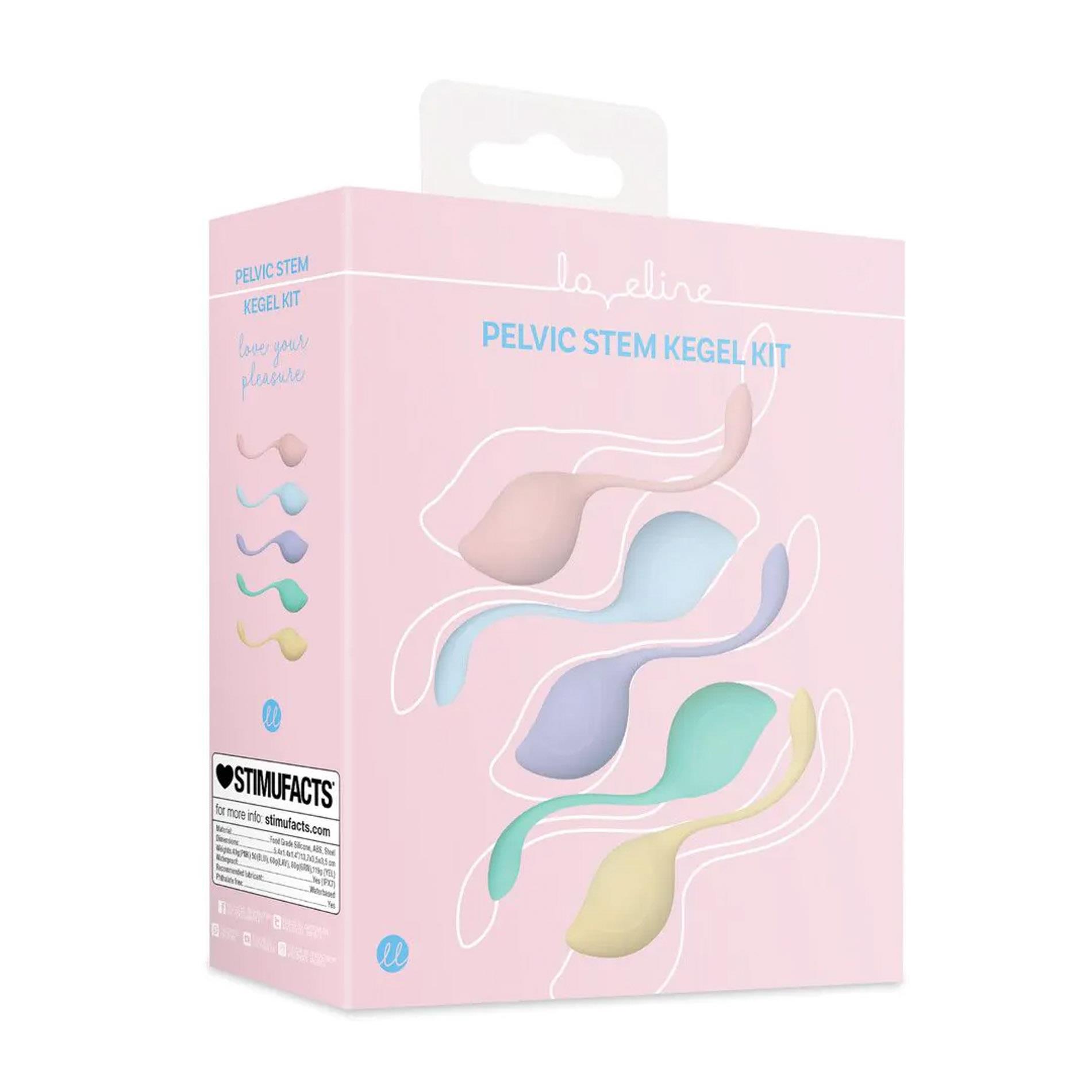 Zestaw kulek Pelvic Stem Kegel Kit - zestaw 5 szt. — zdjęcie 2
