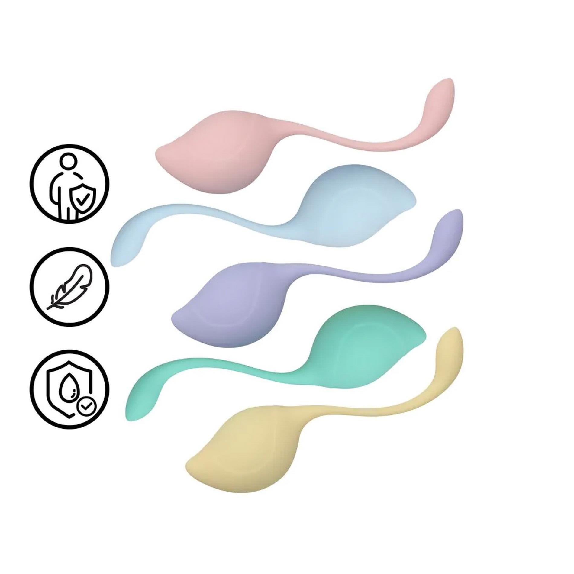 Zestaw kulek Pelvic Stem Kegel Kit - zestaw 5 szt. — zdjęcie 7
